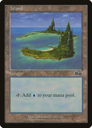 Island (336) [Urza's Saga] | Event Horizon Hobbies CA