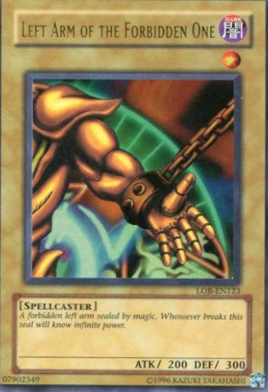 Left Arm of the Forbidden One [LOB-EN123] Ultra Rare | Event Horizon Hobbies CA