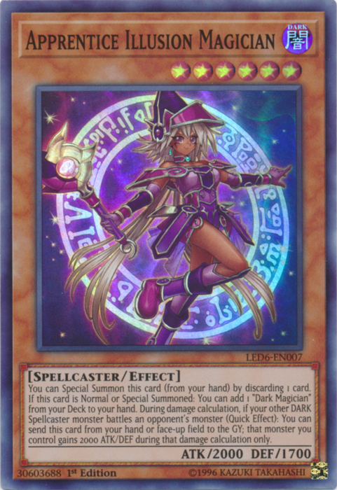 Apprentice Illusion Magician [LED6-EN007] Super Rare | Event Horizon Hobbies CA