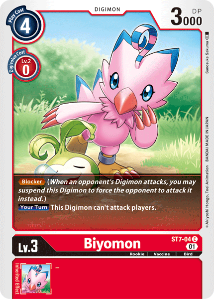 Biyomon [ST7-04] [Starter Deck: Gallantmon] | Event Horizon Hobbies CA