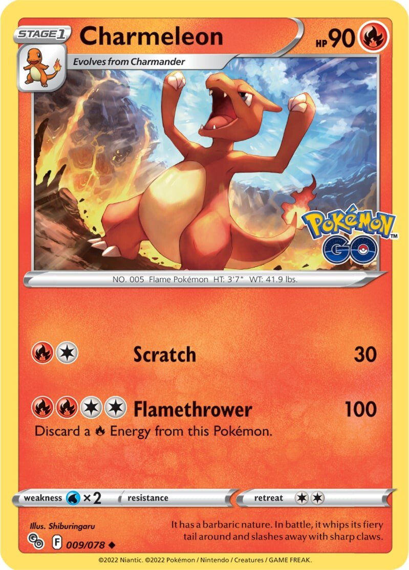 Charmeleon (009/078) [Pokémon GO] | Event Horizon Hobbies CA