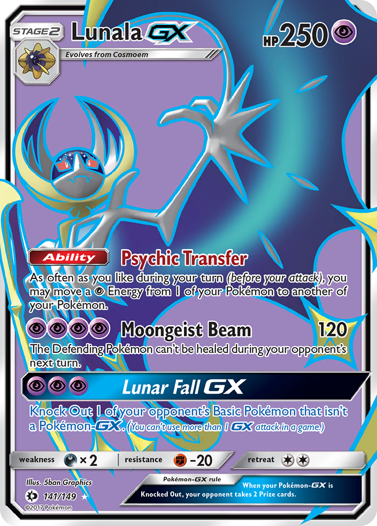 Lunala GX (141/149) [Sun & Moon: Base Set] | Event Horizon Hobbies CA