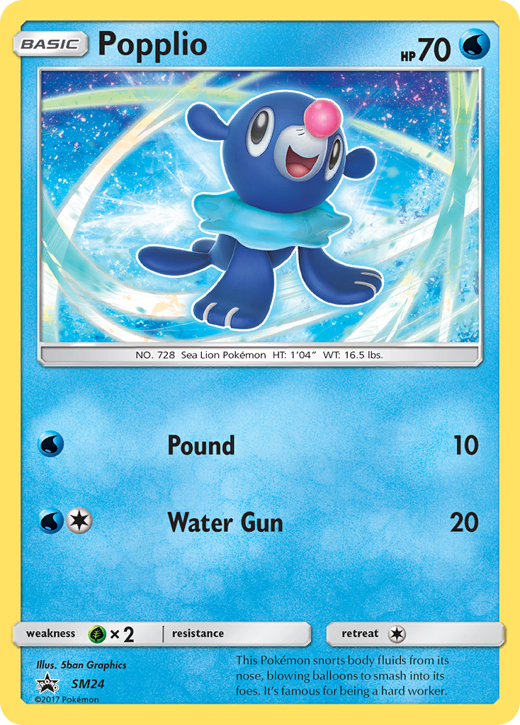 Popplio (SM24) [Sun & Moon: Black Star Promos] | Event Horizon Hobbies CA