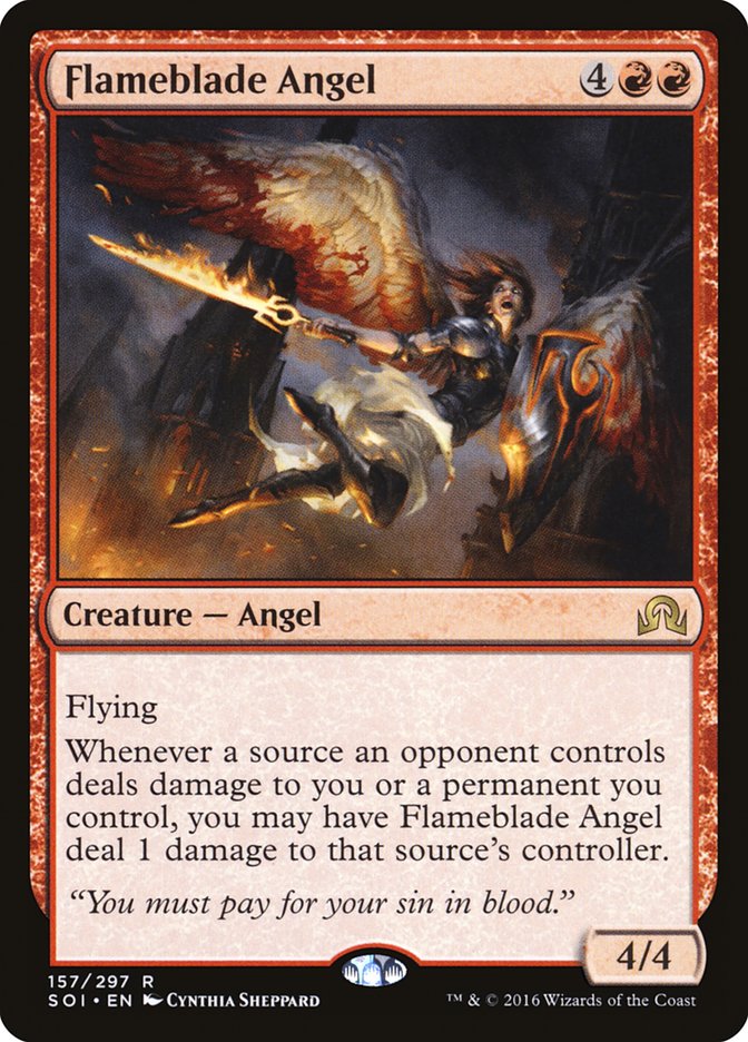 Flameblade Angel [Shadows over Innistrad] | Event Horizon Hobbies CA