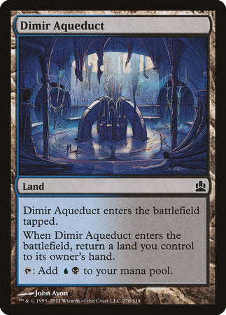 Dimir Aqueduct [Commander 2011] | Event Horizon Hobbies CA