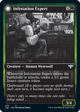 Infestation Expert // Infested Werewolf [Innistrad: Double Feature] | Event Horizon Hobbies CA