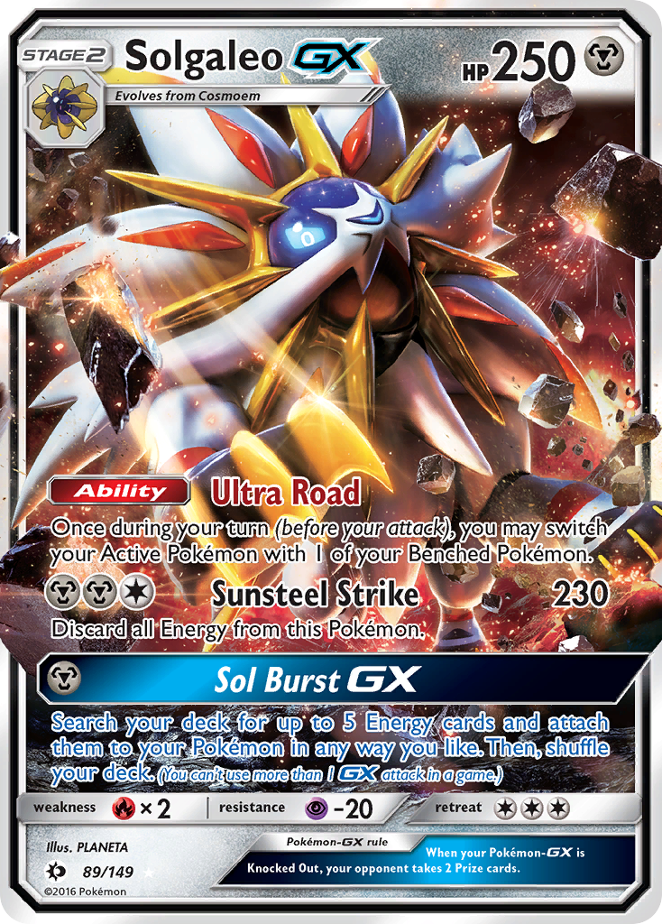 Solgaleo GX (89/149) [Sun & Moon: Base Set] | Event Horizon Hobbies CA