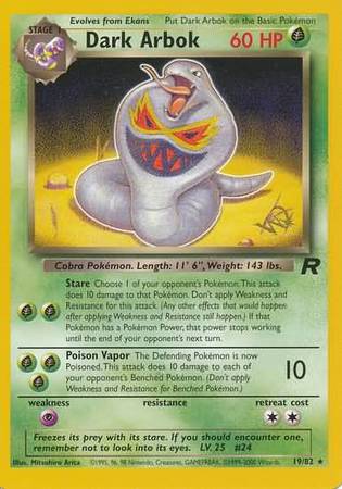 Dark Arbok (19/82) (W Stamped Promo) [Team Rocket Unlimited] | Event Horizon Hobbies CA