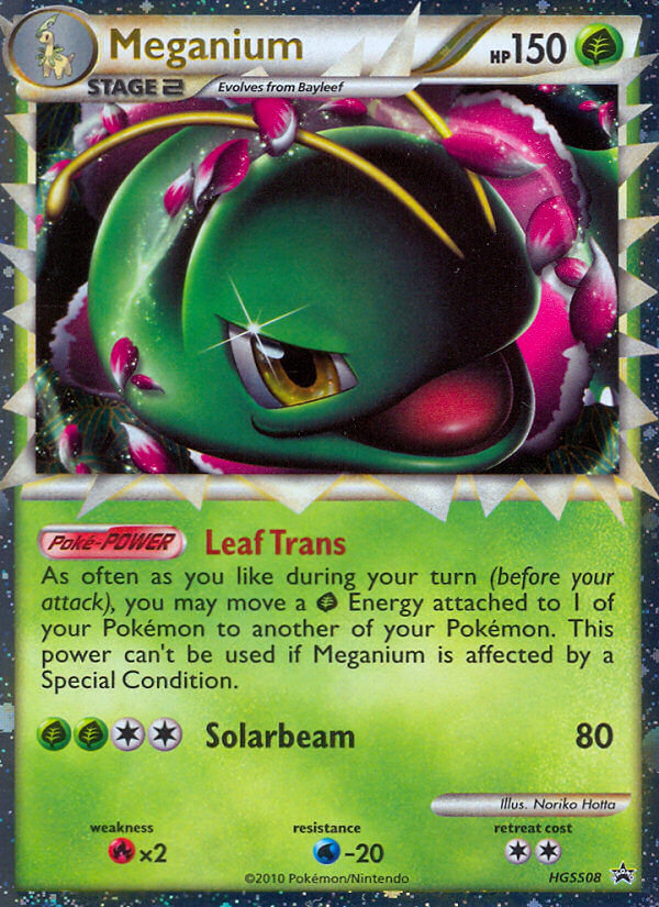 Meganium (HGSS08) [HeartGold & SoulSilver: Black Star Promos] | Event Horizon Hobbies CA