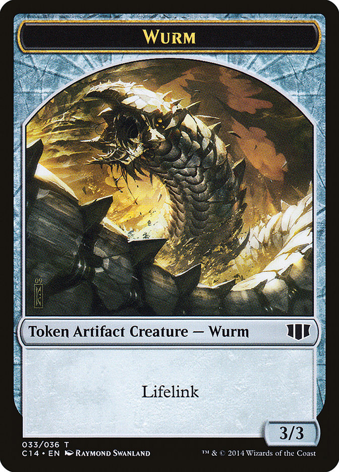 Wurm (033/036) // Goat Double-sided Token [Commander 2014 Tokens] | Event Horizon Hobbies CA