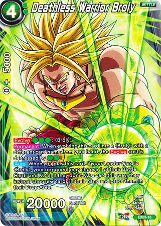 Deathless Warrior Broly (EX03-16) [Ultimate Box] | Event Horizon Hobbies CA