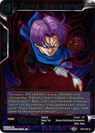 Trunks, Brainwashed (BT8-009_PR) [Malicious Machinations Prerelease Promos] | Event Horizon Hobbies CA