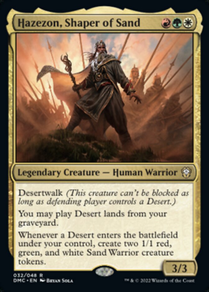 Hazezon, Shaper of Sand [Dominaria United Commander] | Event Horizon Hobbies CA