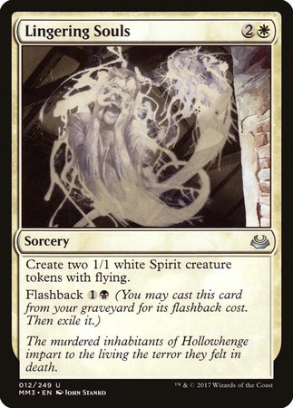 Lingering Souls [Modern Masters 2017] | Event Horizon Hobbies CA