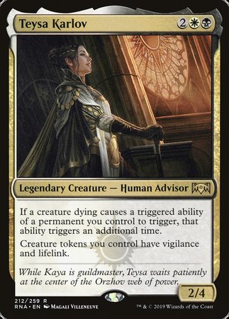 Teysa Karlov [Ravnica Allegiance] | Event Horizon Hobbies CA