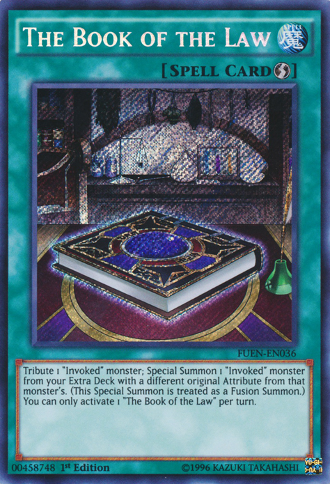 The Book of the Law [FUEN-EN036] Secret Rare | Event Horizon Hobbies CA