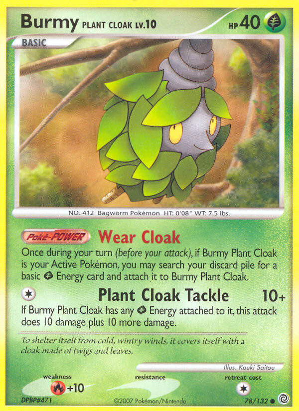 Burmy Plant Cloak (78/132) [Diamond & Pearl: Secret Wonders] | Event Horizon Hobbies CA