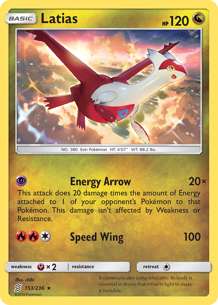 Latias (153/236) [Sun & Moon: Unified Minds] | Event Horizon Hobbies CA