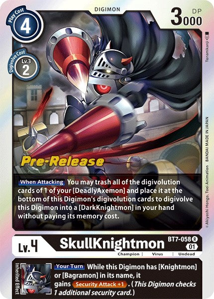 SkullKnightmon [BT7-058] [Next Adventure Pre-Release Cards] | Event Horizon Hobbies CA