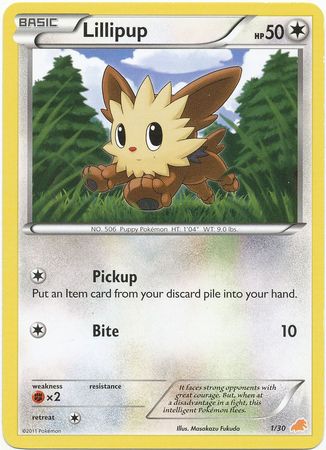 Lillipup (1/30) [Black & White: Trainer Kit - Excadrill] | Event Horizon Hobbies CA