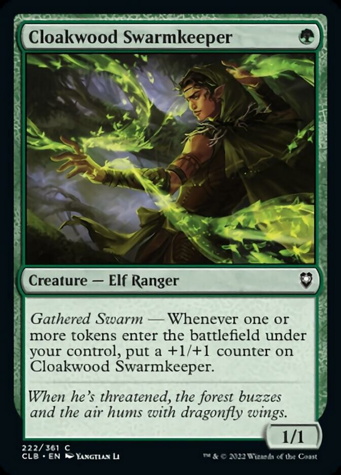 Cloakwood Swarmkeeper [Commander Legends: Battle for Baldur's Gate] | Event Horizon Hobbies CA