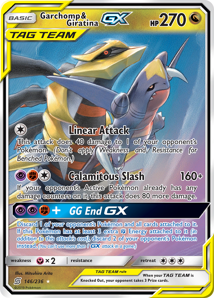 Garchomp & Giratina GX (146/236) [Sun & Moon: Unified Minds] | Event Horizon Hobbies CA