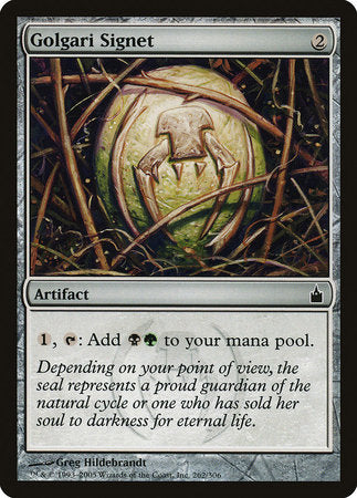 Golgari Signet [Ravnica: City of Guilds] | Event Horizon Hobbies CA