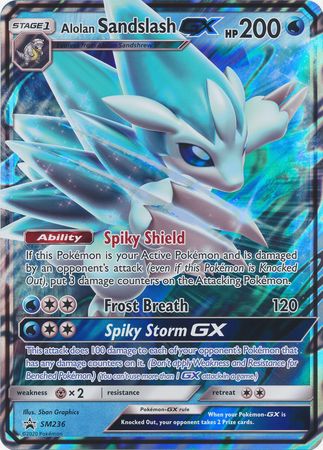 Alolan Sandslash GX (SM236) (Jumbo Card) [Sun & Moon: Black Star Promos] | Event Horizon Hobbies CA