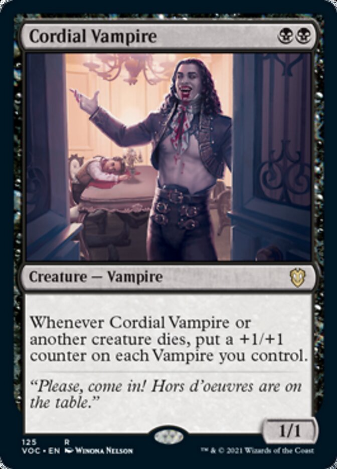Cordial Vampire [Innistrad: Crimson Vow Commander] | Event Horizon Hobbies CA