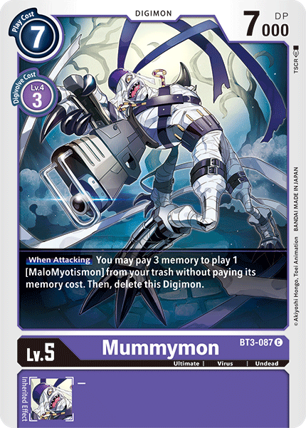 Mummymon [BT3-087] [Release Special Booster Ver.1.5] | Event Horizon Hobbies CA