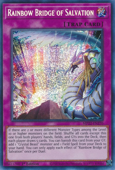 Rainbow Bridge of Salvation [MP22-EN270] Prismatic Secret Rare | Event Horizon Hobbies CA