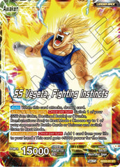 Vegeta // SS Vegeta, Fighting Instincts (Starter Deck Exclusive) (SD22-01) [Power Absorbed] | Event Horizon Hobbies CA