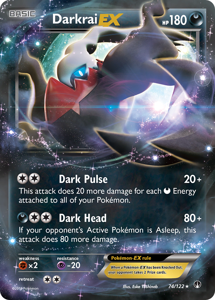 Darkrai EX (74/122) [XY: BREAKpoint] | Event Horizon Hobbies CA