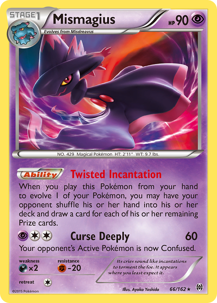 Mismagius (66/162) [XY: BREAKthrough] | Event Horizon Hobbies CA