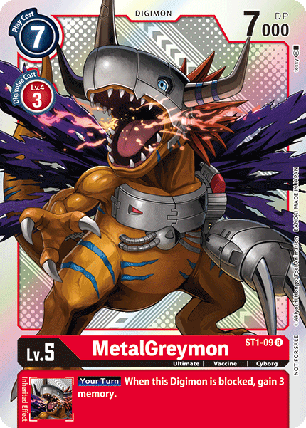 MetalGreymon [ST1-09] (Tournament Pack Vol.2) [Starter Deck: Gaia Red Promos] | Event Horizon Hobbies CA