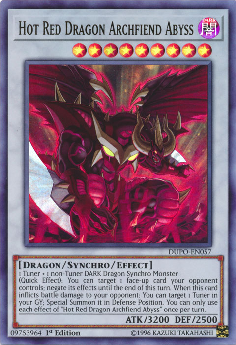 Hot Red Dragon Archfiend Abyss [DUPO-EN057] Ultra Rare | Event Horizon Hobbies CA