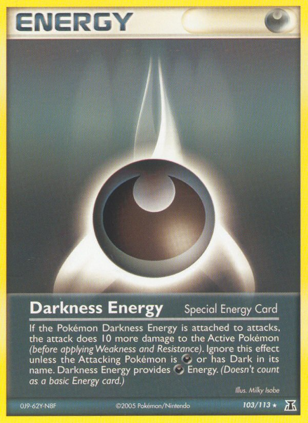 Darkness Energy (103/113) [EX: Delta Species] | Event Horizon Hobbies CA