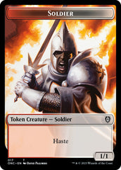 Soldier (017) // Eldrazi Double-Sided Token [Phyrexia: All Will Be One Commander Tokens] | Event Horizon Hobbies CA