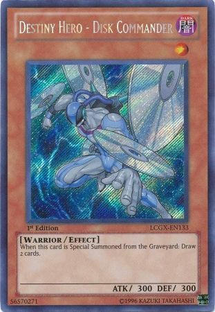 Destiny HERO - Disk Commander [LCGX-EN133] Secret Rare | Event Horizon Hobbies CA