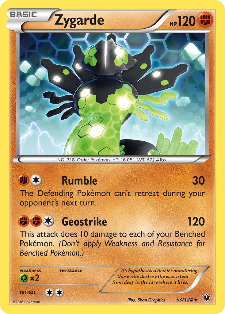 Zygarde (53/124) (Theme Deck Exclusive) [XY: Fates Collide] | Event Horizon Hobbies CA