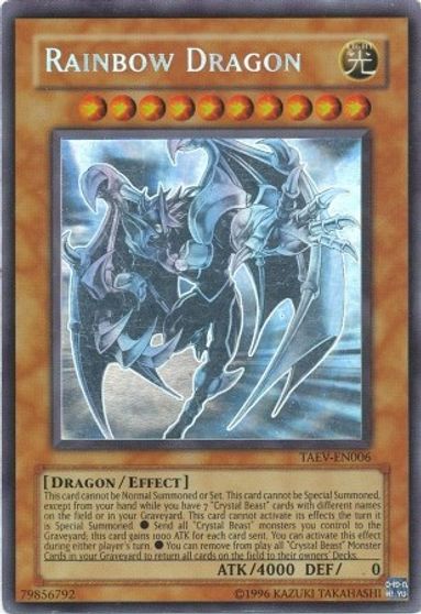 Rainbow Dragon (Chaos Neos Misprint) [TAEV-EN006] Ghost Rare | Event Horizon Hobbies CA