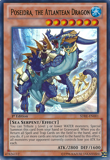 Poseidra, the Atlantean Dragon [SDRE-EN001] Ultra Rare | Event Horizon Hobbies CA