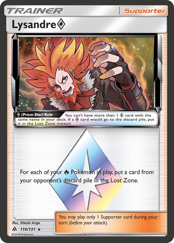 Lysandre (110/131) (Prism Star) [Sun & Moon: Forbidden Light] | Event Horizon Hobbies CA