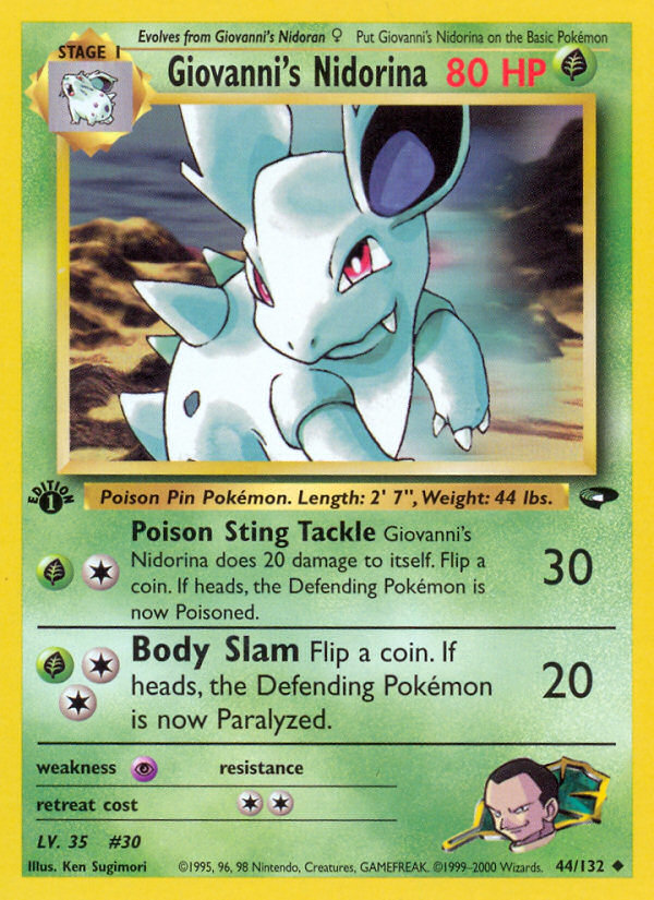 Giovanni's Nidorina (44/132) [Gym Challenge 1st Edition] | Event Horizon Hobbies CA