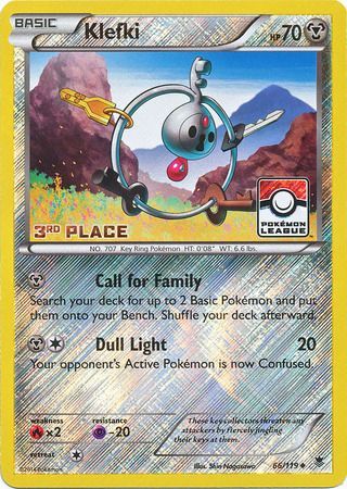 Klefki (66/119) (League Promo 3rd Place) [XY: Phantom Forces] | Event Horizon Hobbies CA