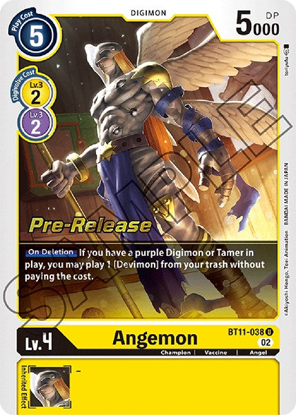 Angemon [BT11-038] [Dimensional Phase Pre-Release Promos] | Event Horizon Hobbies CA