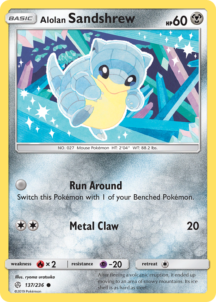 Alolan Sandshrew (137/236) [Sun & Moon: Cosmic Eclipse] | Event Horizon Hobbies CA