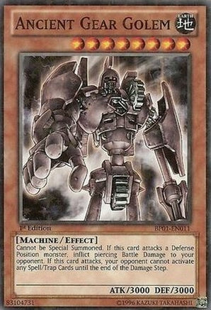 Ancient Gear Golem [BP01-EN011] Starfoil Rare | Event Horizon Hobbies CA