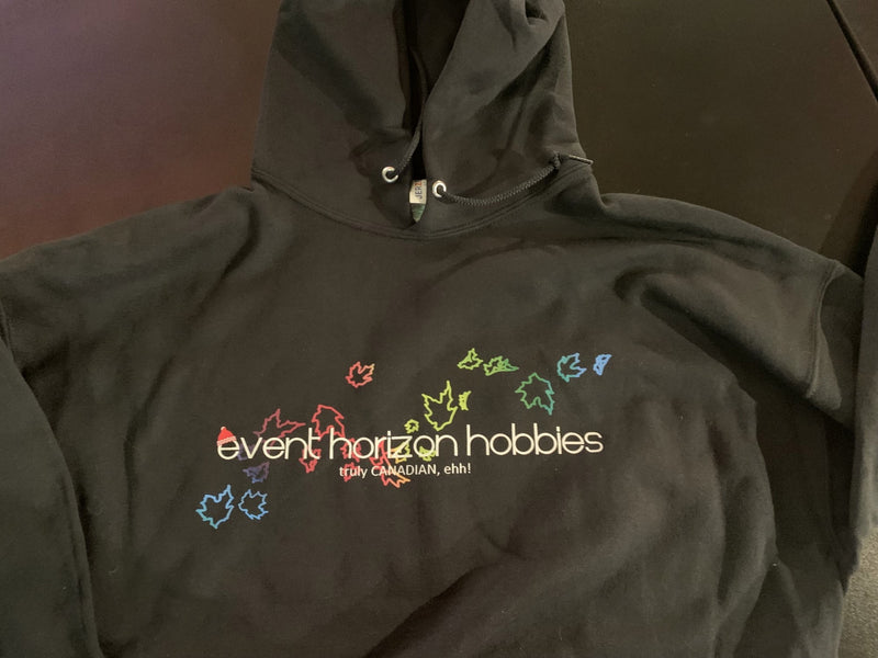 EHH - Hoodies - Black with Neon Logo