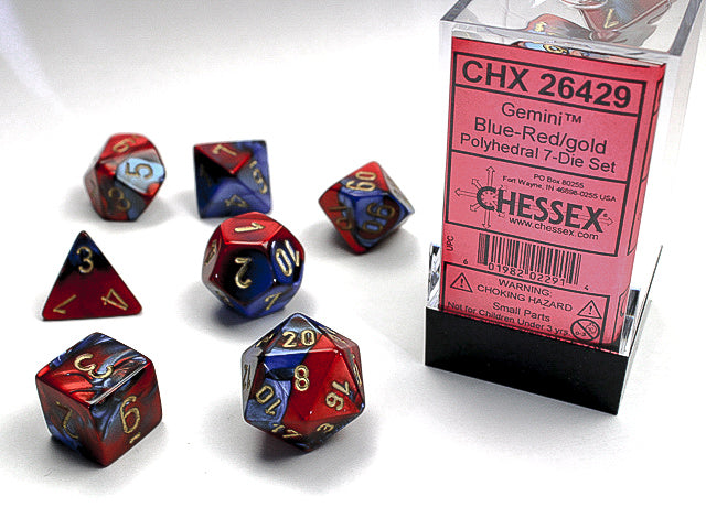 Dice - Chessex - Polyhedral (7pc) - Gemini